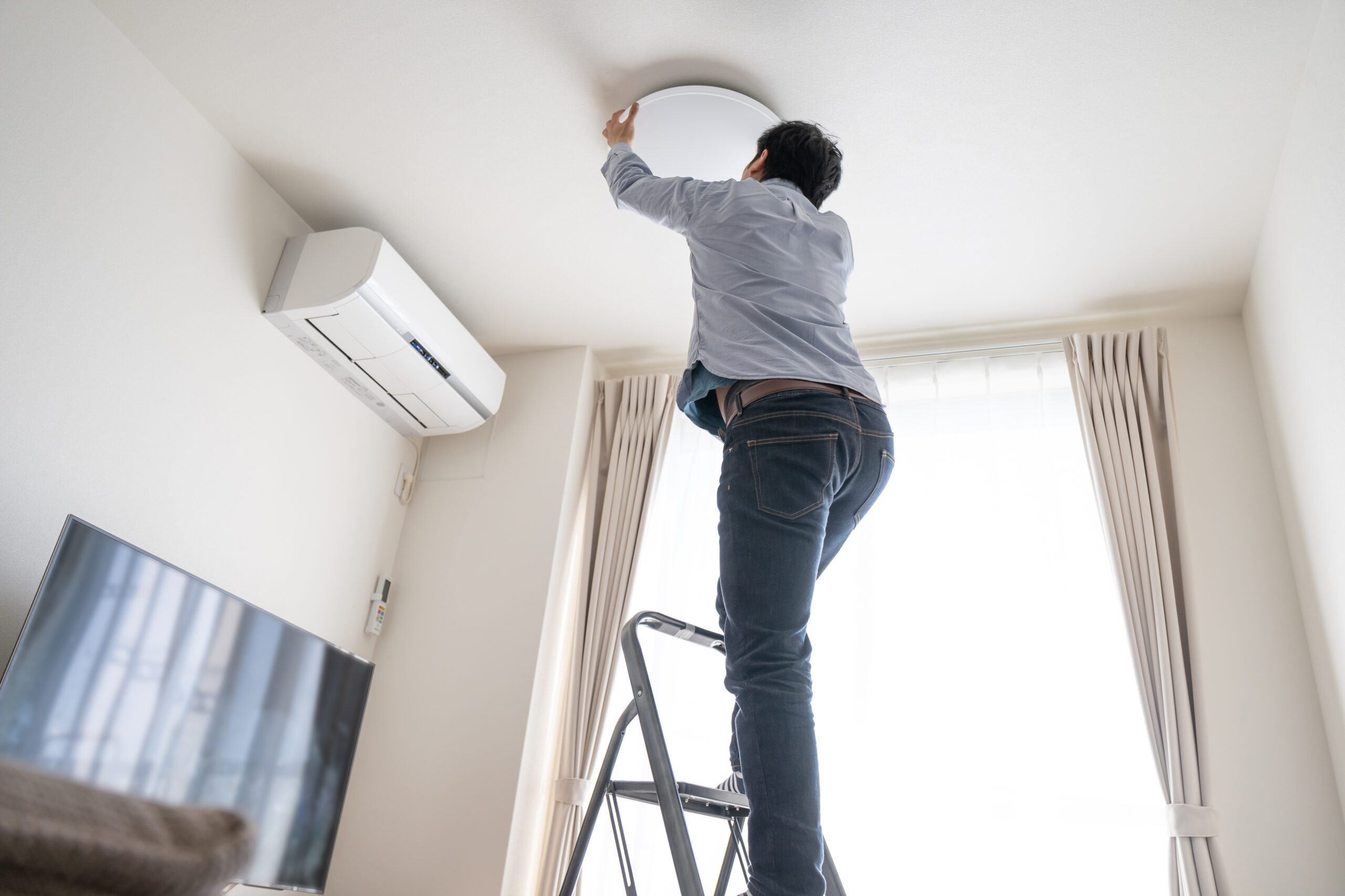地域てだすけ隊 電球交換